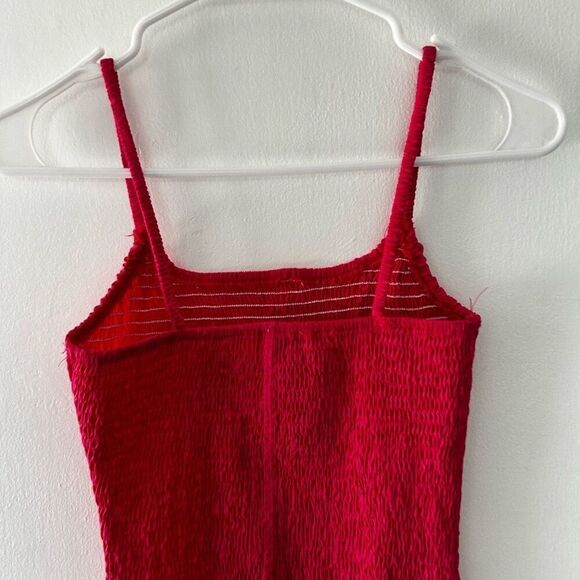 SNDYS Revolve Magenta Pink Smocked Mini Dress Size 2 Y2K Barbie Bratz - Picture 9 of 12